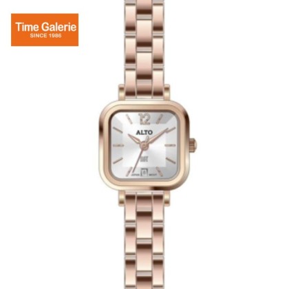  Alto ALT-EG02-RG-WE Analog White Dial Rose Gold Strap Women Watch